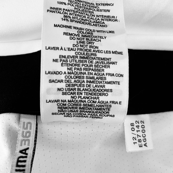 Adidas Overlay Tennis Shorts. White. Sz L. - Picture 9 of 9